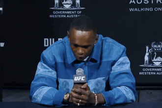 Israel Adesanya press conference